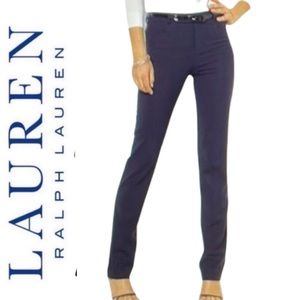Lauren Ralph Lauren Adelle Black Stretch Pants Size 12P